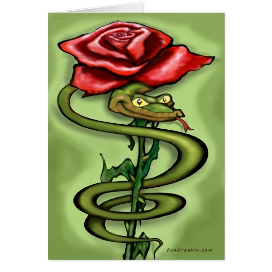 Serpent Rose Cards (Front)
