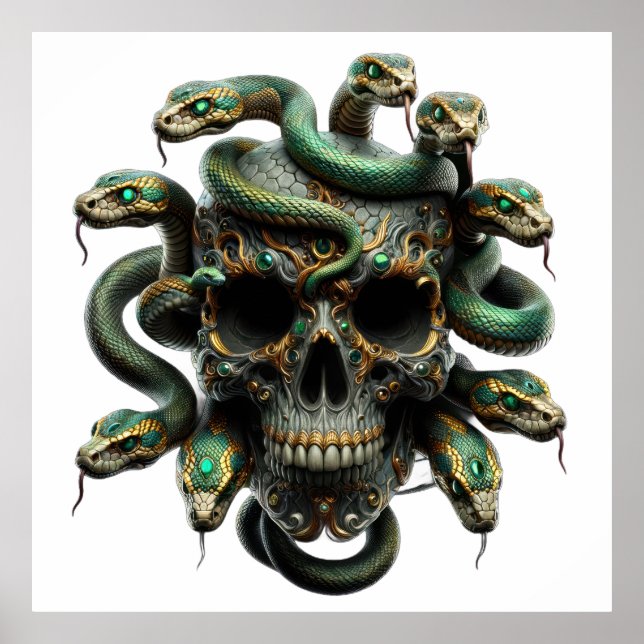 Serpent Skull Poster (Front)