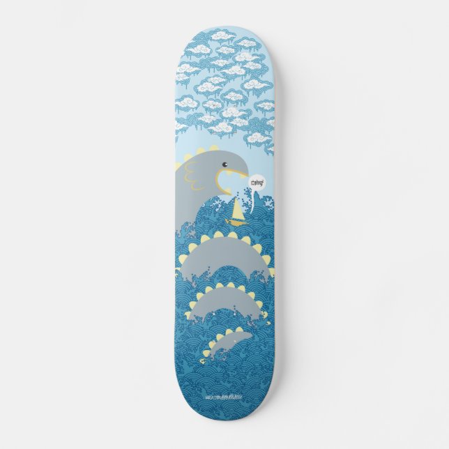 serpent surprise skateboard deck (Front)