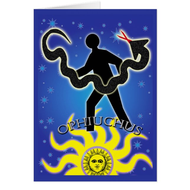 Serpentarius Ophiuchus the Serpent Bearer Cards (Front)