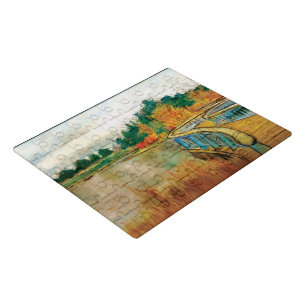 Serpentine Bridge at the Chicago Botanic Garden Jigsaw Puzzle