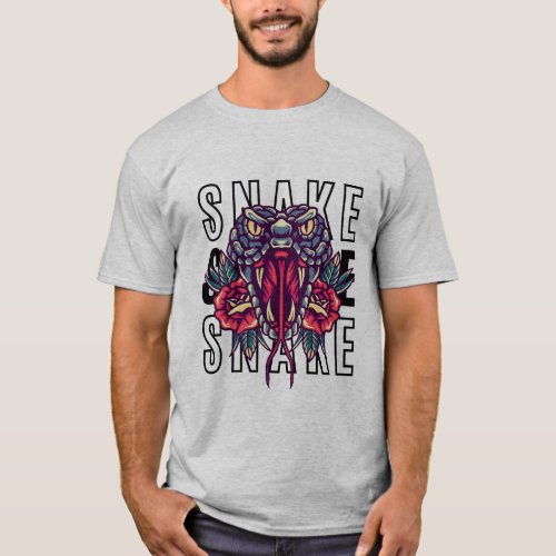 Serpentine Charm Embrace the Wild T_Shirt