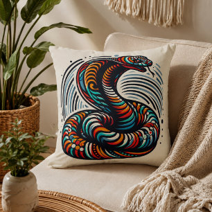 Serpentine Comfort: Cobra-Shaped Pillow for Exotic