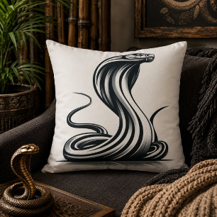 Serpentine Comfort: Cobra-Shaped Pillow for Exotic