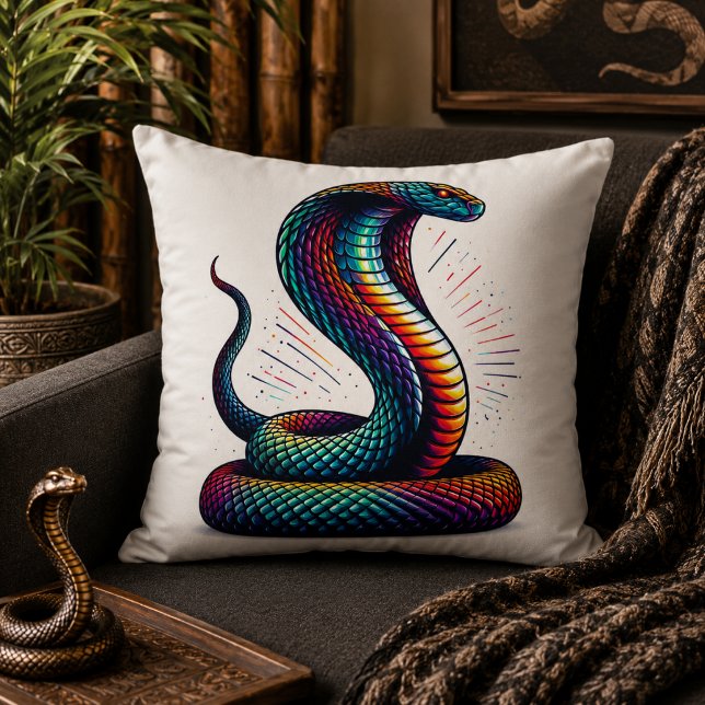 Serpentine Comfort: Cobra-Shaped Pillow for Exotic (Serpentine Comfort: Cobra-Shaped Pillow for Exotic)