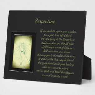 Serpentine Crystal Fairy Plaque