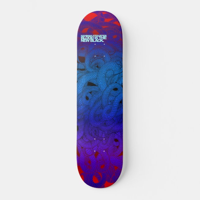 Serpentine Fire by Hannah Stouffer Skateboard Deck (Front)