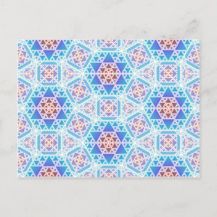 Serpienski Clockwork Lg Any Color Postcard