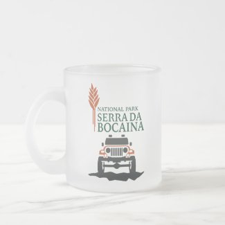 Serra da Bocaina NATIONAL PARK Frosted Glass Coffee Mug