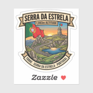 Serra da Estrela Portugal Alpine Route Sticker