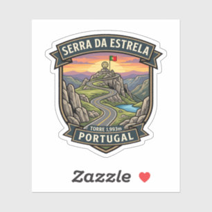 Serra da Estrela Portugal Scenic Route Sticker