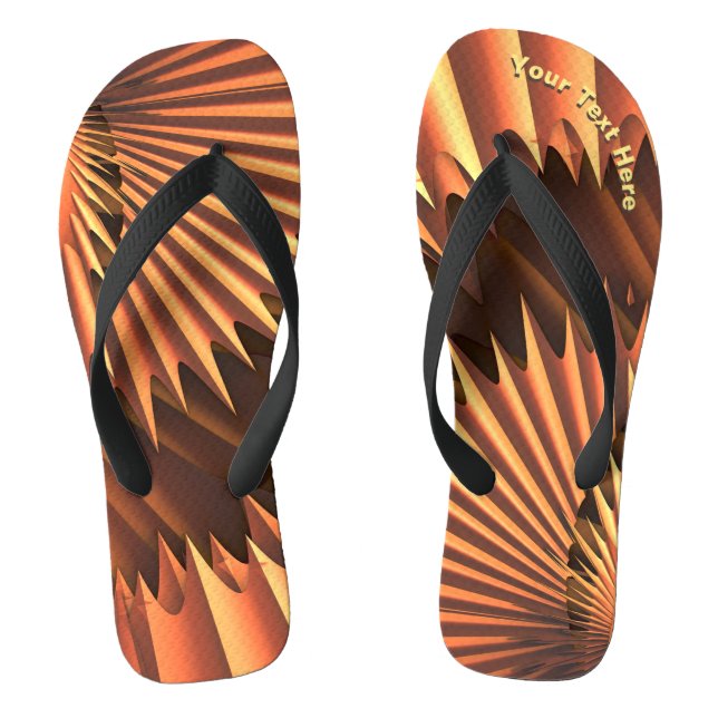 Serrations Flip Flops (Footbed)