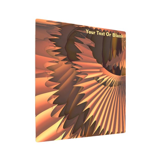 Serrations Metal Print (Angled)