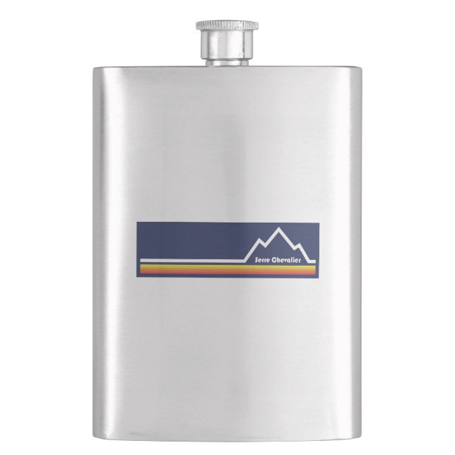 Serre Chevalier France Flask (Front)