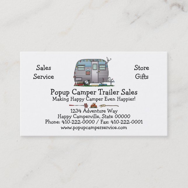 Serro Scotty Camper Business Card (Front)