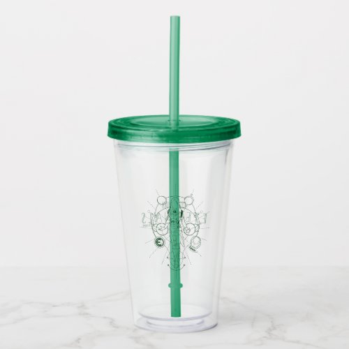 Sersi Astrometry Outline Acrylic Tumbler