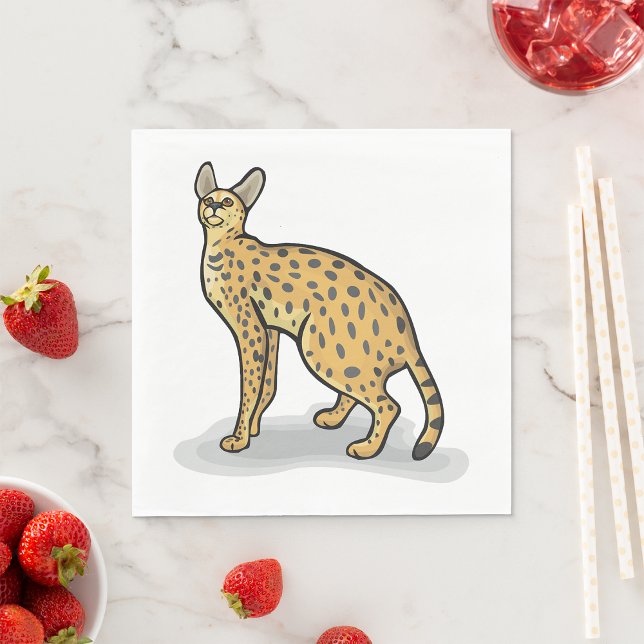 Serval Animal Napkins (Creator Uploaded)