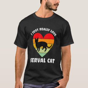 Serval Cat  beloved Cat T-Shirt