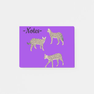 Serval Cats Post-it Notes