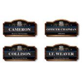 Serve & Honor Police Academy Wooden Wall Sign (Group)