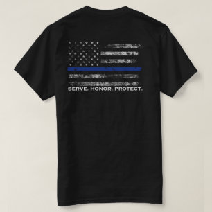 Serve Honor Protect Flag T-Shirt