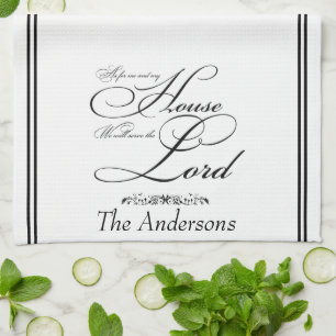 Serve the Lord personalized Kitchen Towel