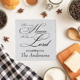 Serve the Lord personalized  Trivet