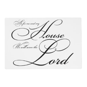 Serve the Lord Placemat