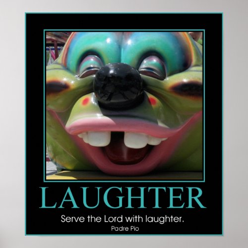 Serve the Lord with Laughter Poster