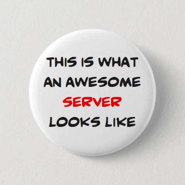 server, awesome button (Front)