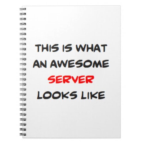 server awesome notebook