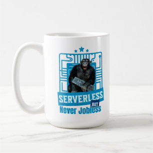Serverless Funny Monkey Developer Humor Coffee Mug
