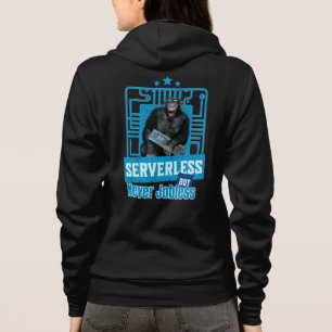 Serverless Funny Monkey Developer Humor Hoodie