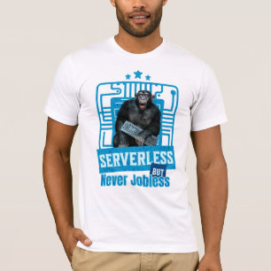 Serverless Funny Monkey Developer Humor T-Shirt