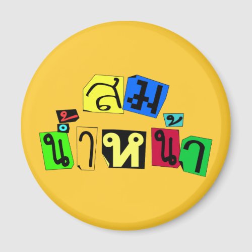 Serves You Right  Som Nam Naa in Thai Language  Magnet