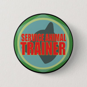 SERVICE ANIMAL DOG TRAINER BUTTON