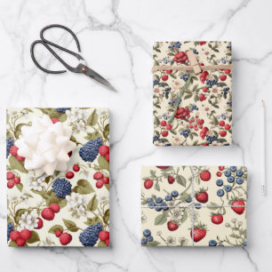 Service Berry Wrapping Paper Sheets
