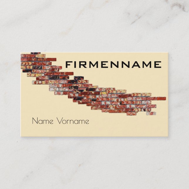 service business card (Front)
