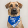 Service Dog Animal Name Medical Blue Pet Bandana Collar