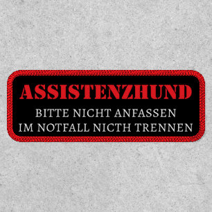 Service Dog Assistenzhund Patch