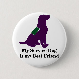 Service Dog Button