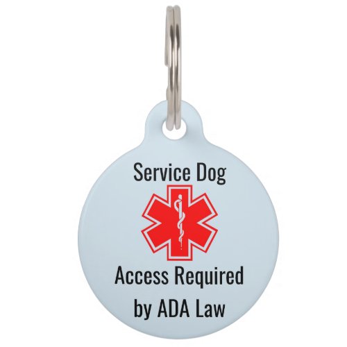 Service Dog CollarID Tag