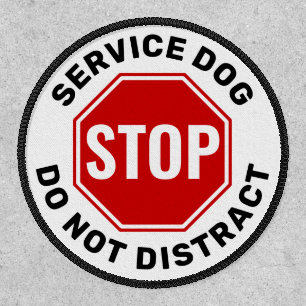 Service Dog - Do Not Distract Vest Harness Velcro Patch