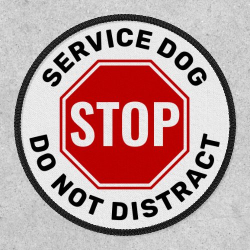 Service Dog _ Do Not Distract Vest Harness Velcro Patch