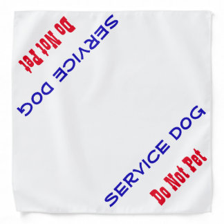 Service Dog 'Do Not Pet' Bandanna
