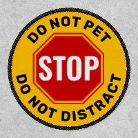 Do Not Pet Me Patch - Service Dogs America