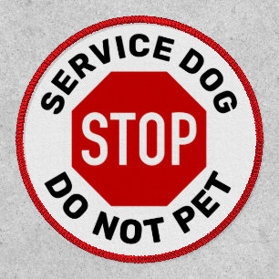 Service Dog Do Not Pet Patch