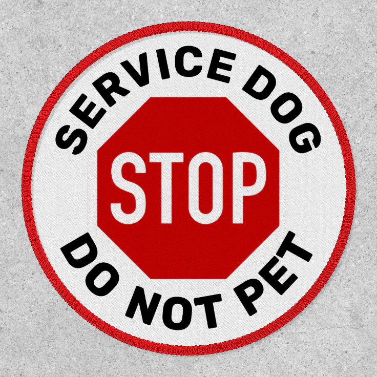 why you should never pet a service dog