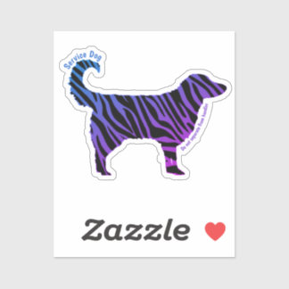 Service Dog, Do not separate from handler galaxy Sticker