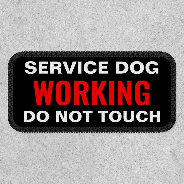 Service Dog Do Not Touch Patch (Front)